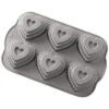Nordic Ware 11.79in Tiered Heart Cakelet Home