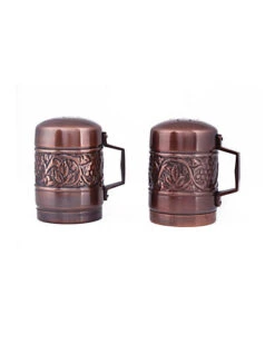 International Antique Embossed Heritage Stovetop Salt & Pepper Shaker Home