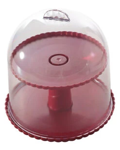 Nordic Ware Covered 10.75in Two Tiered Dessert Stand Home