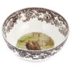 Spode Woodland Majestic Moose Round Salad Bowl Home