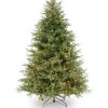 National Tree Company 7.5ft Feel-Real Frasier Grande Hinged Tree With Clear Lights Home
