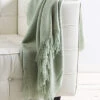 Woven Sage Throw Home