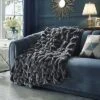 Bregato Stitched Faux Fur Throw Home