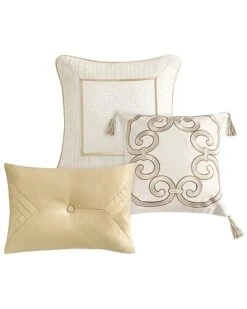 Waterford Valetta Set Of 3 Decorative Pillows Home