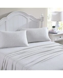 Laura Ashley Chelsie Vine Cotton Flannel Sheet Set Home