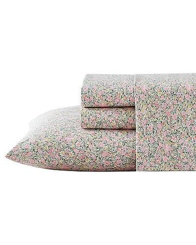 Laura Ashley Oveston Cotton Percale Sheet Set Home 2 Laura Ashley Oveston Cotton Percale Sheet Set Home - Image 2