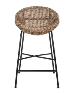 Safavieh Rihaan Rattan Counter Stool Home