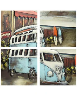 Paddle Boarding Metal Artwork Home -Rue La La 3050073551 RLLD 3