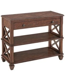 Alaterre Stockbridge 4Pc Wood Living Room Set With 45In Coffee Table, Two Square End Tables & Tv/Sofa Console Table Home -Rue La La 3050098791 RLLD 3