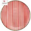 Va By VIETRI Mistletoe Stripe Salad Plate With $3 Credit Home