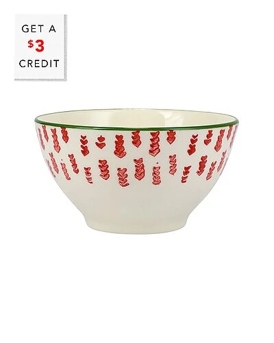 Va By VIETRI Mistletoe Arrow Cereal Bowl With $3 Credit Home 1 Va By VIETRI Mistletoe Arrow Cereal Bowl With $3 Credit Home