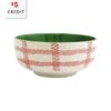 Va By VIETRI Mistletoe Plaid Large Footed Serving Bowl With $5 Credit Home