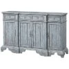 Coast To Coast Imports 4-Drawer 4-Door Credenza Home