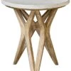 Marnie Limestone Side Table Home