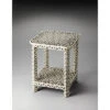 Amelia Brown Bone Inlay Side Table Home