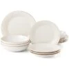 Lenox French Perle Groove 12Pc Dinnerware Set With $17 Credit Home