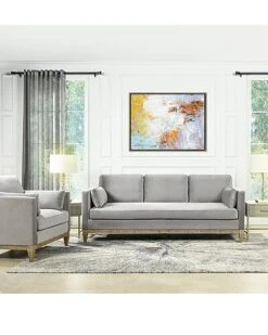 Knox 84in Modern Farmhouse Sofa -Rue La La 3050333861 RLLD 2