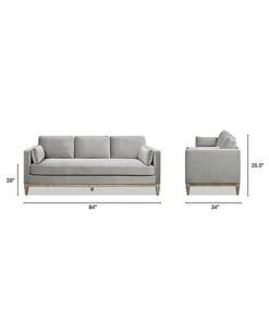 Knox 84in Modern Farmhouse Sofa -Rue La La 3050333861 RLLD 3