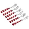 Candy Cane 6Pc Fork Set Home
