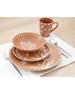 Ginger Fields 16pc Dinnerware Set Home -Rue La La 3050367871 RLLD 6