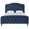 Adilene Bed Diamond Tufted Headboard Home