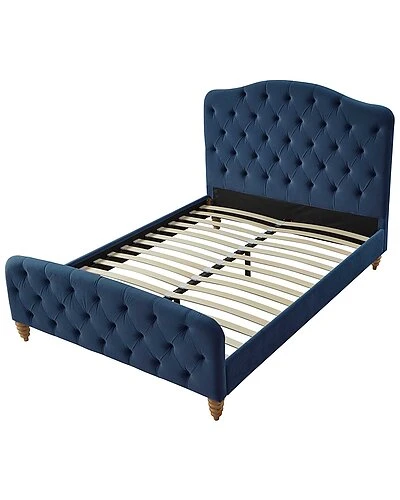 Adilene Bed Diamond Tufted Headboard Home 3 Adilene Bed Diamond Tufted Headboard Home - Image 3