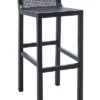 Safavieh Saito Low Back Cane Bar Stool Home