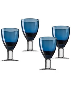 Set Of 4 Galley Cobalt Goblets Home