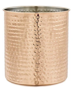 Jumbo Hammered Copper Utensil Holder Home