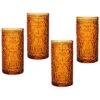 Jax Orange Spice Highball Glasses (Set Of 4) Home