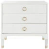 Safavieh Lorna 3 Drawer Contemporary Night Stand Home