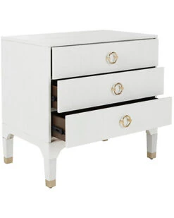 Safavieh Lorna 3 Drawer Contemporary Night Stand Home -Rue La La 3050483002 RLLD 3