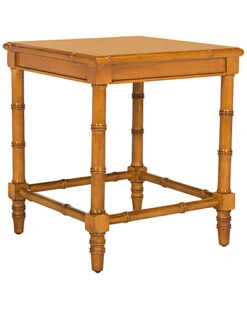 Safavieh Liviah Coastal 22in Bamboo Accent Table Home