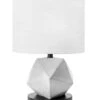 NuLOOM 20in Geometric Cement Toli Table Lamp Home