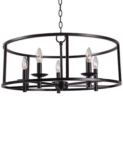 Arlen Oil Rubbed 5-Light Chandelier Home