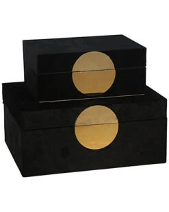 Velveteen Jewelry Box Set