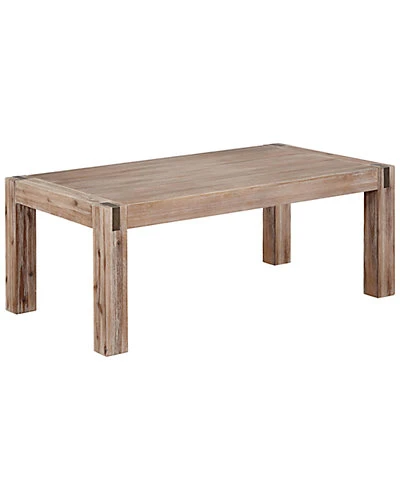 Alaterre Woodstock 45in Acacia Wood With Metal Inset Coffee Table Home 1 Alaterre Woodstock 45in Acacia Wood With Metal Inset Coffee Table Home