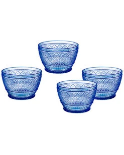 Claro Set Of 4 Blue Cereal Bowls Home