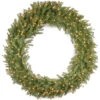 National Tree Company 60in Norwood Fir Wreath With 300 Clear Lights Home