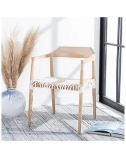 Safavieh Munro Leather Woven Accent Chair Home -Rue La La 3050840179 RLLD 5