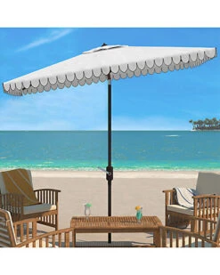 Safavieh Venice 6.5 X 10 Ft Rect Crank Umbrella Home -Rue La La 3070483772 RLLD 3