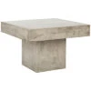 Safavieh Tallen Indoor/Outdoor Modern Concrete 15.75in Coffee Table Home