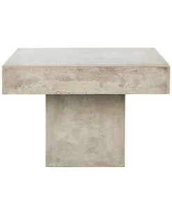 Safavieh Tallen Indoor/Outdoor Modern Concrete 15.75in Coffee Table Home -Rue La La 3070734038 RLLD 3
